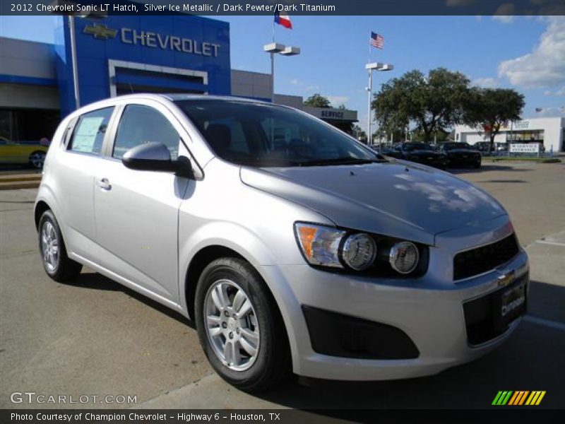 Silver Ice Metallic / Dark Pewter/Dark Titanium 2012 Chevrolet Sonic LT Hatch