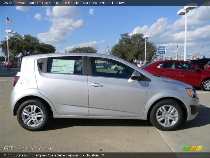 Silver Ice Metallic / Dark Pewter/Dark Titanium 2012 Chevrolet Sonic LT Hatch