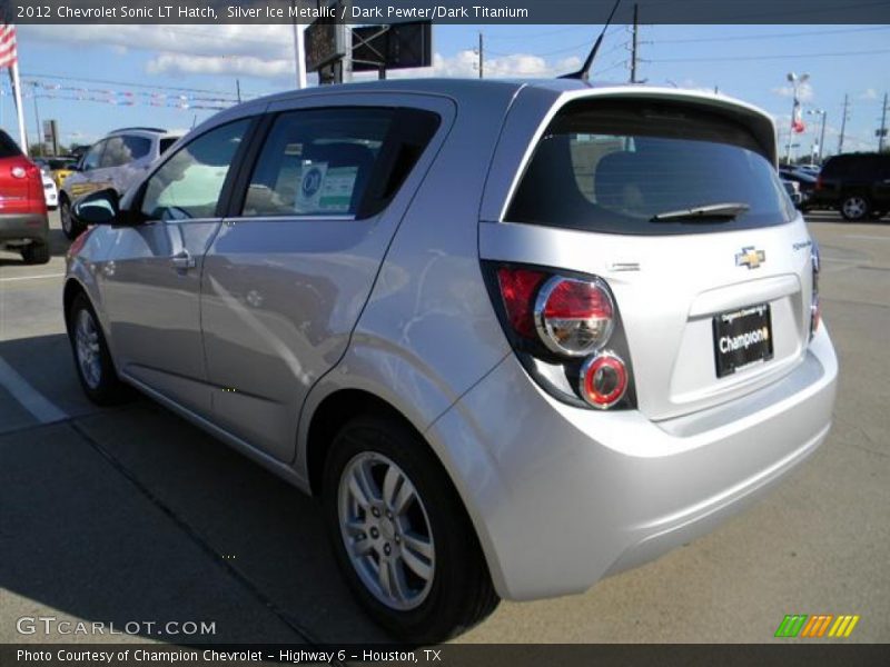 Silver Ice Metallic / Dark Pewter/Dark Titanium 2012 Chevrolet Sonic LT Hatch