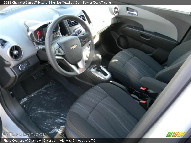 Silver Ice Metallic / Dark Pewter/Dark Titanium 2012 Chevrolet Sonic LT Hatch