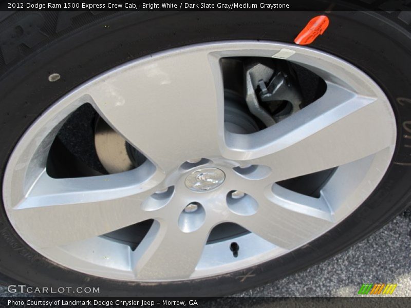 Bright White / Dark Slate Gray/Medium Graystone 2012 Dodge Ram 1500 Express Crew Cab
