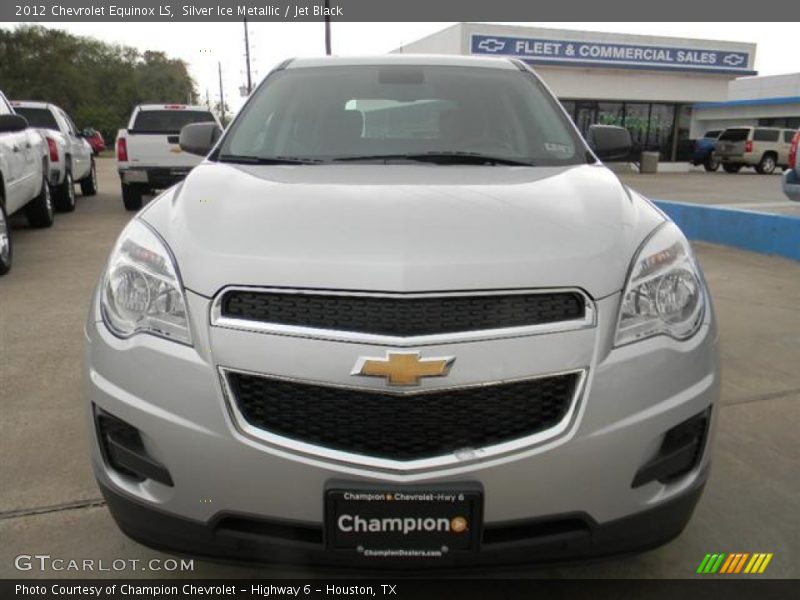 Silver Ice Metallic / Jet Black 2012 Chevrolet Equinox LS