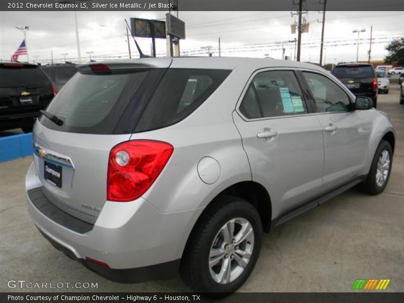 Silver Ice Metallic / Jet Black 2012 Chevrolet Equinox LS