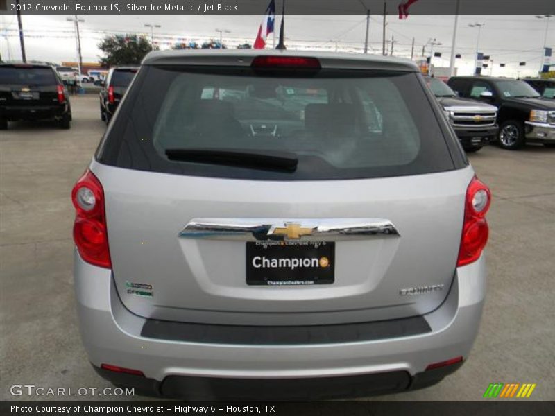 Silver Ice Metallic / Jet Black 2012 Chevrolet Equinox LS