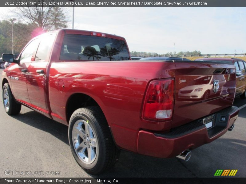 Deep Cherry Red Crystal Pearl / Dark Slate Gray/Medium Graystone 2012 Dodge Ram 1500 Express Quad Cab