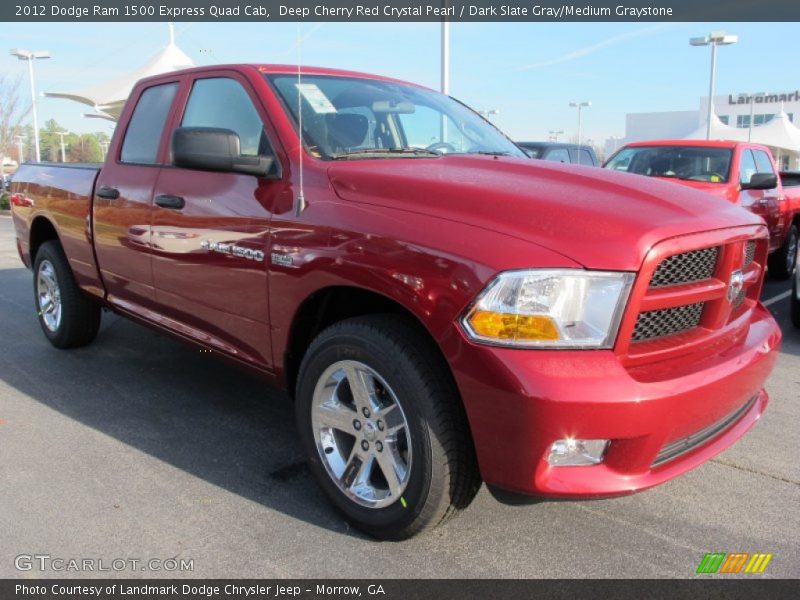 Deep Cherry Red Crystal Pearl / Dark Slate Gray/Medium Graystone 2012 Dodge Ram 1500 Express Quad Cab