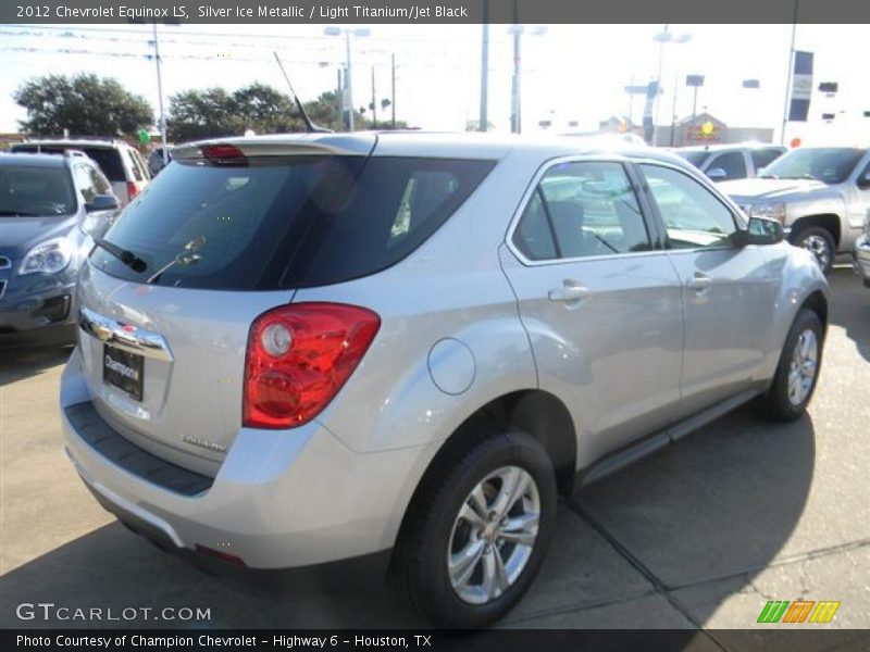 Silver Ice Metallic / Light Titanium/Jet Black 2012 Chevrolet Equinox LS