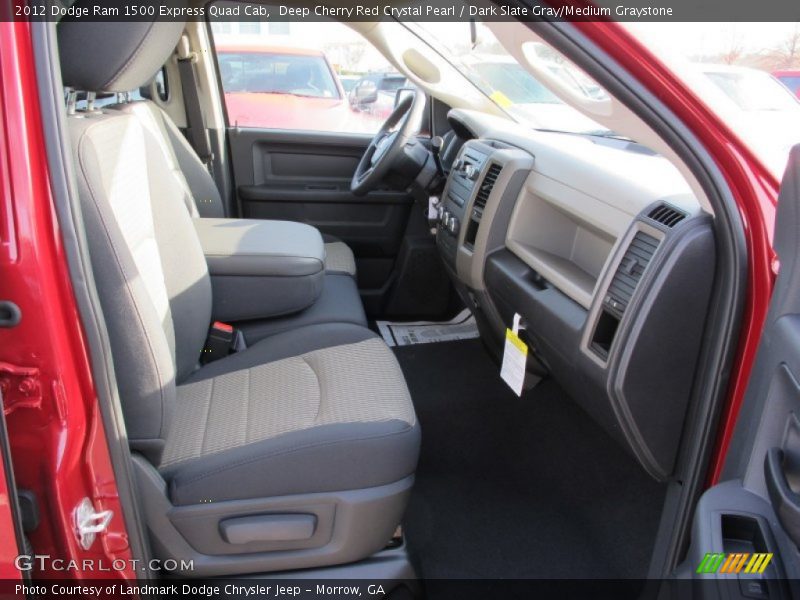 Deep Cherry Red Crystal Pearl / Dark Slate Gray/Medium Graystone 2012 Dodge Ram 1500 Express Quad Cab