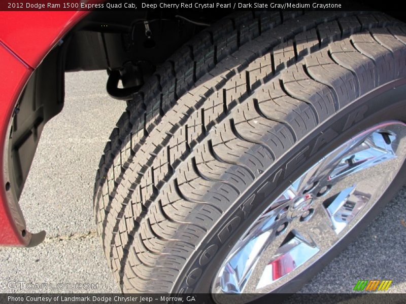 Deep Cherry Red Crystal Pearl / Dark Slate Gray/Medium Graystone 2012 Dodge Ram 1500 Express Quad Cab