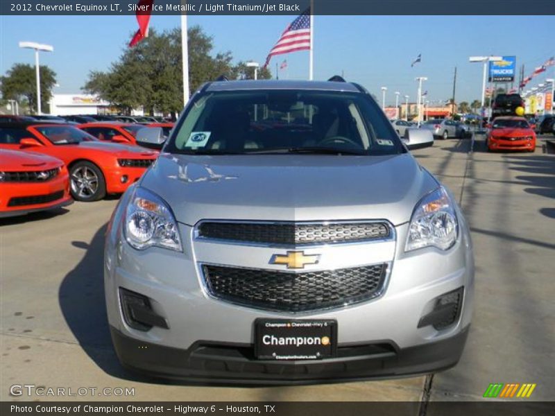 Silver Ice Metallic / Light Titanium/Jet Black 2012 Chevrolet Equinox LT