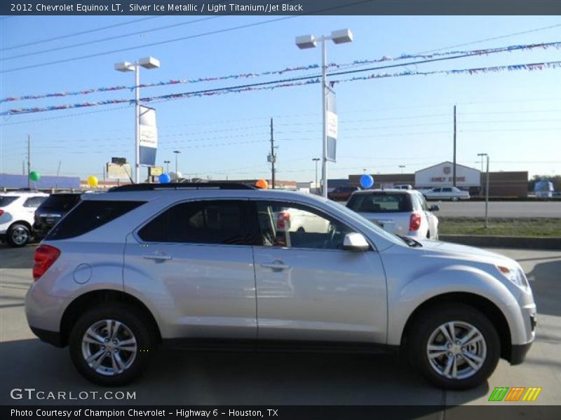 Silver Ice Metallic / Light Titanium/Jet Black 2012 Chevrolet Equinox LT