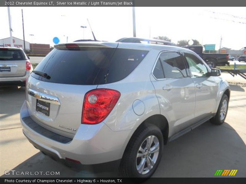 Silver Ice Metallic / Light Titanium/Jet Black 2012 Chevrolet Equinox LT