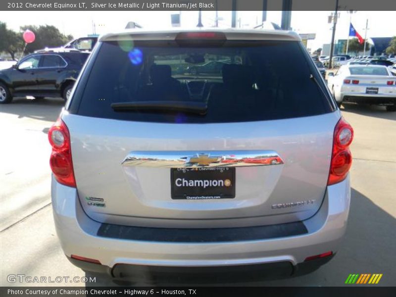 Silver Ice Metallic / Light Titanium/Jet Black 2012 Chevrolet Equinox LT