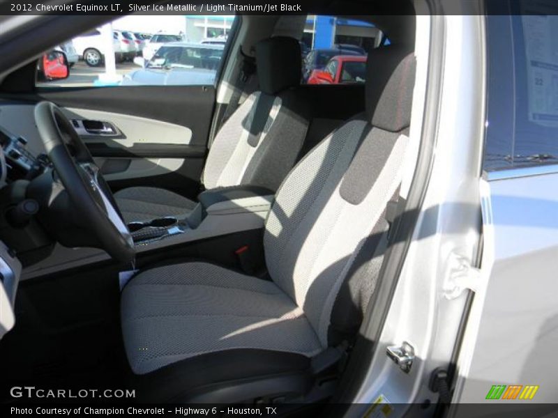 Silver Ice Metallic / Light Titanium/Jet Black 2012 Chevrolet Equinox LT