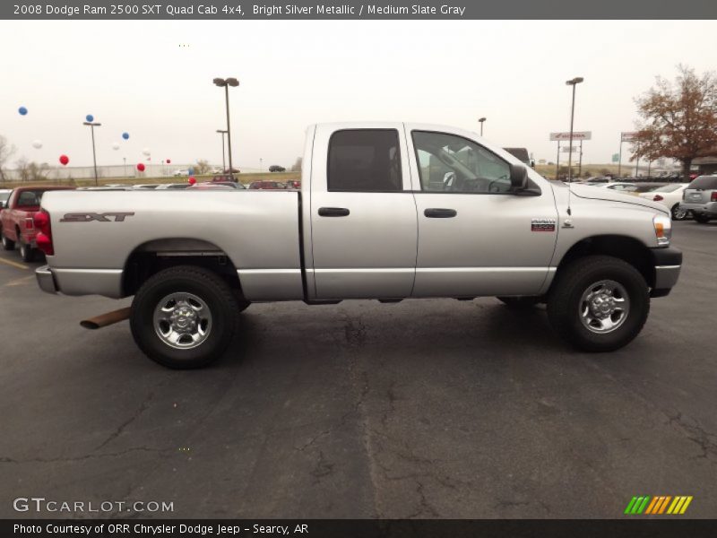 Bright Silver Metallic / Medium Slate Gray 2008 Dodge Ram 2500 SXT Quad Cab 4x4