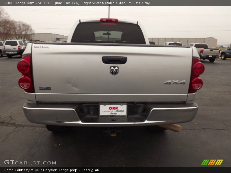 Bright Silver Metallic / Medium Slate Gray 2008 Dodge Ram 2500 SXT Quad Cab 4x4