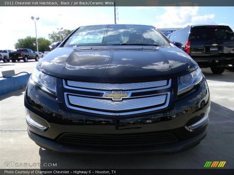 Black / Jet Black/Ceramic White 2011 Chevrolet Volt Hatchback