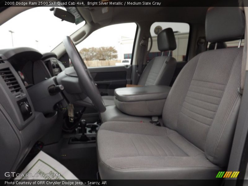 Bright Silver Metallic / Medium Slate Gray 2008 Dodge Ram 2500 SXT Quad Cab 4x4