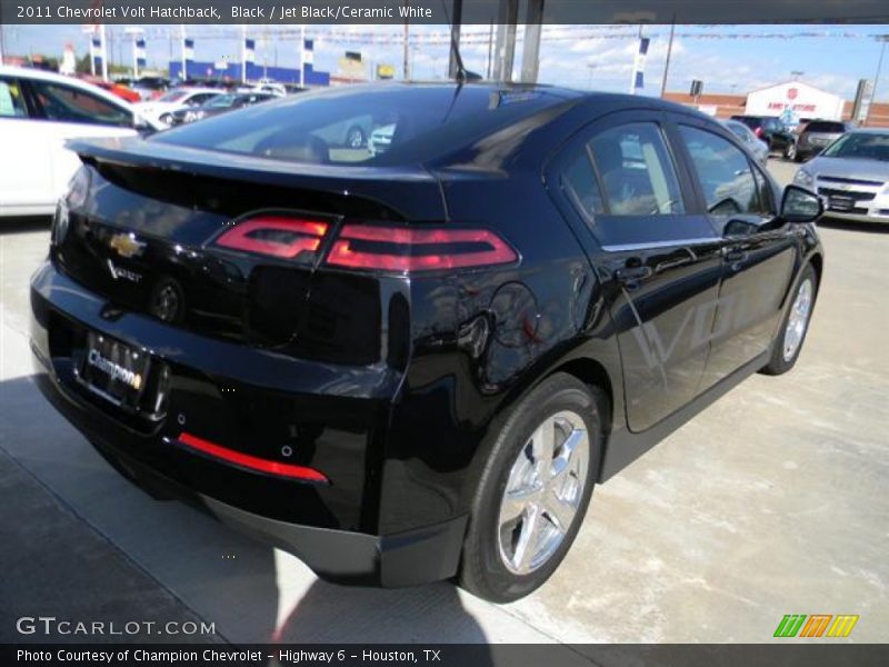 Black / Jet Black/Ceramic White 2011 Chevrolet Volt Hatchback