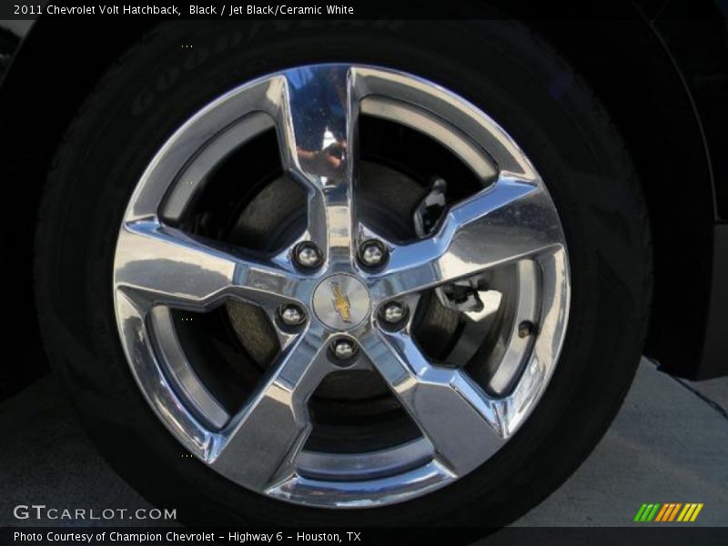 Black / Jet Black/Ceramic White 2011 Chevrolet Volt Hatchback
