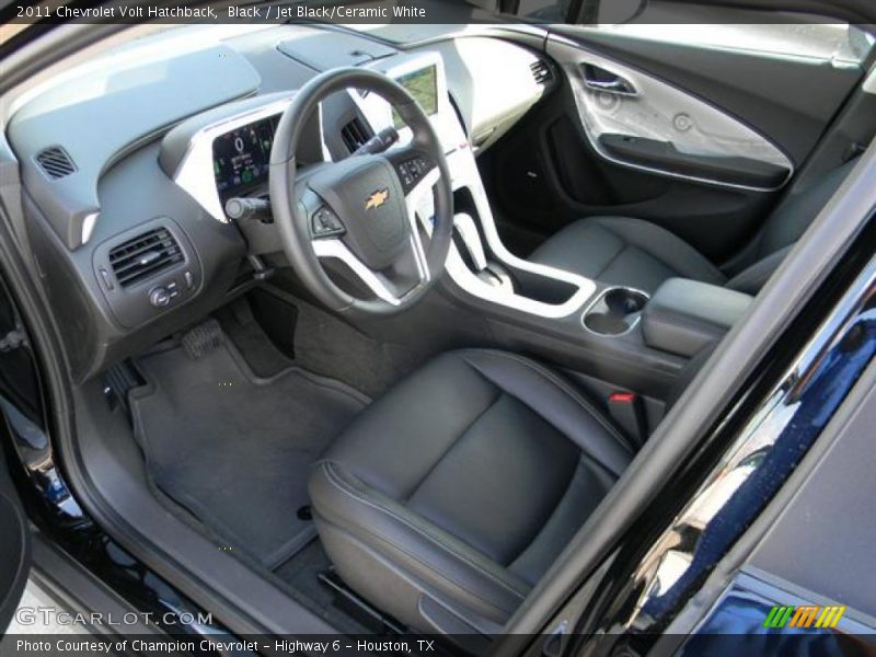 Black / Jet Black/Ceramic White 2011 Chevrolet Volt Hatchback