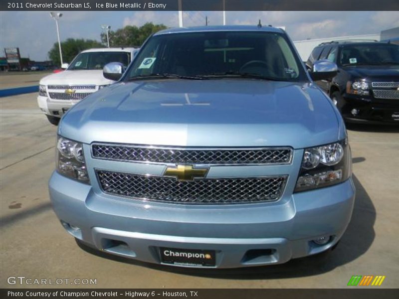 Ice Blue Metallic / Ebony 2011 Chevrolet Suburban LS