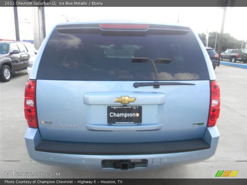 Ice Blue Metallic / Ebony 2011 Chevrolet Suburban LS