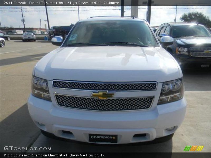 Summit White / Light Cashmere/Dark Cashmere 2011 Chevrolet Tahoe LT