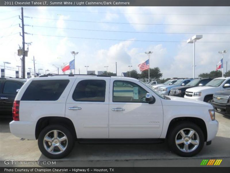 Summit White / Light Cashmere/Dark Cashmere 2011 Chevrolet Tahoe LT