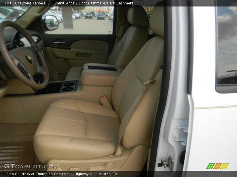 Summit White / Light Cashmere/Dark Cashmere 2011 Chevrolet Tahoe LT