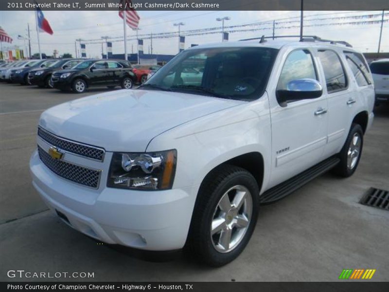 Summit White / Light Cashmere/Dark Cashmere 2011 Chevrolet Tahoe LT