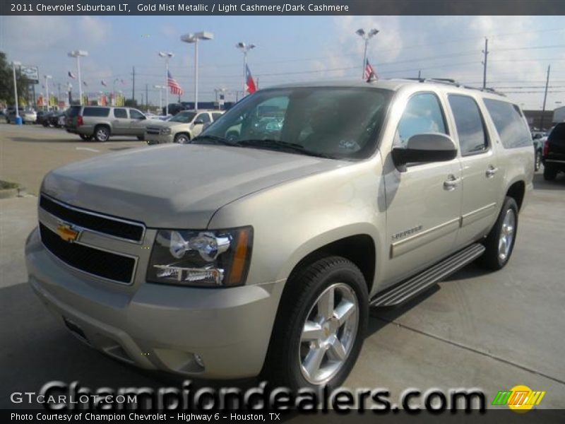 Gold Mist Metallic / Light Cashmere/Dark Cashmere 2011 Chevrolet Suburban LT