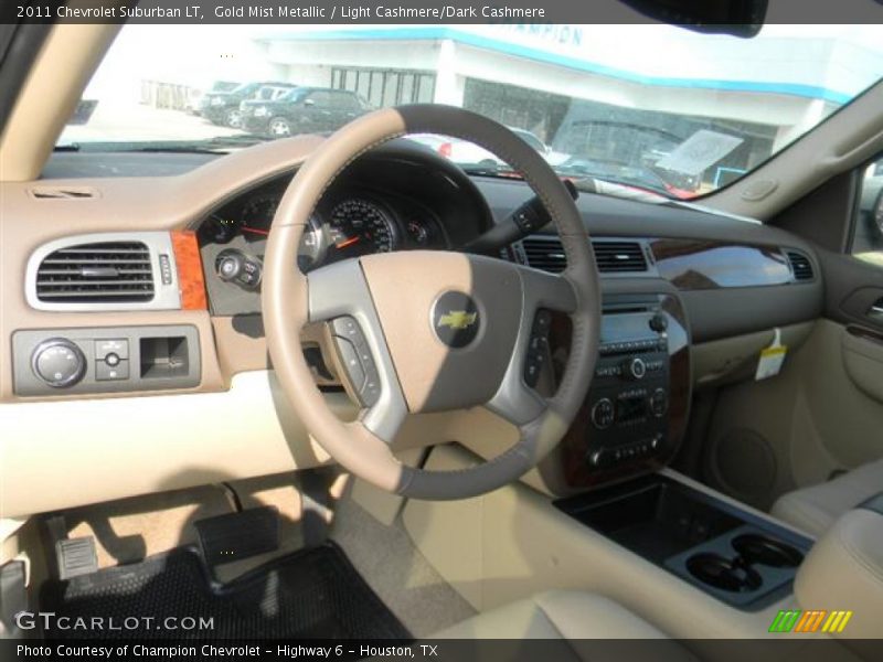 Gold Mist Metallic / Light Cashmere/Dark Cashmere 2011 Chevrolet Suburban LT