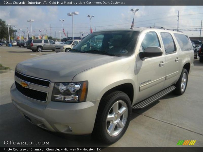 Gold Mist Metallic / Light Cashmere/Dark Cashmere 2011 Chevrolet Suburban LT