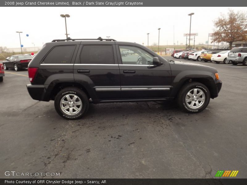 Black / Dark Slate Gray/Light Graystone 2008 Jeep Grand Cherokee Limited