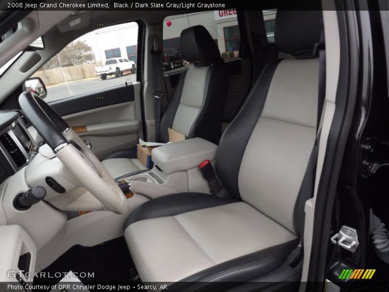  2008 Grand Cherokee Limited Dark Slate Gray/Light Graystone Interior
