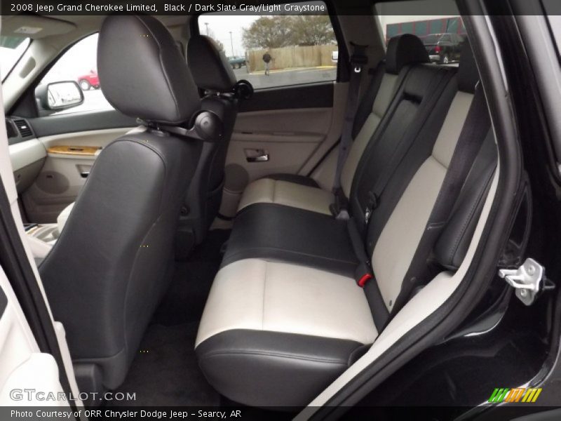  2008 Grand Cherokee Limited Dark Slate Gray/Light Graystone Interior