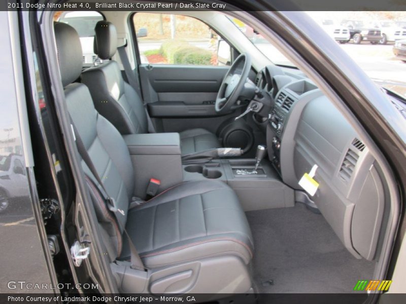 Brilliant Black Crystal Pearl / Dark Slate Gray 2011 Dodge Nitro Heat 4.0