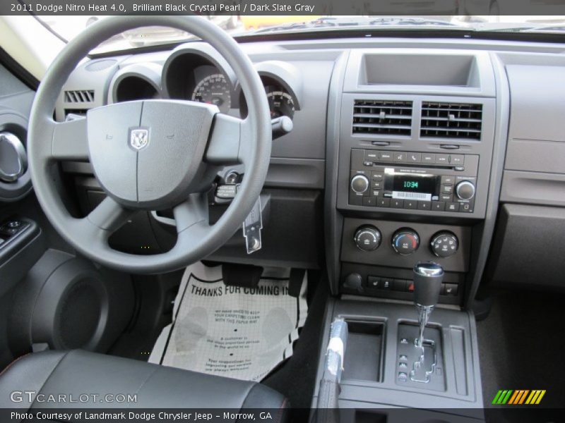 Brilliant Black Crystal Pearl / Dark Slate Gray 2011 Dodge Nitro Heat 4.0