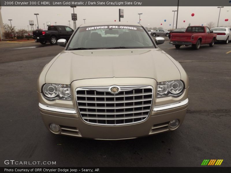 Linen Gold Metallic / Dark Slate Gray/Light Slate Gray 2006 Chrysler 300 C HEMI