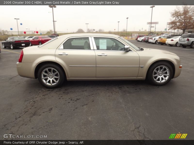 Linen Gold Metallic / Dark Slate Gray/Light Slate Gray 2006 Chrysler 300 C HEMI