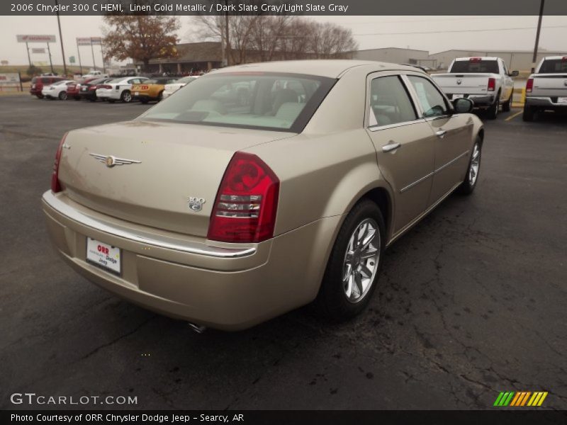 Linen Gold Metallic / Dark Slate Gray/Light Slate Gray 2006 Chrysler 300 C HEMI