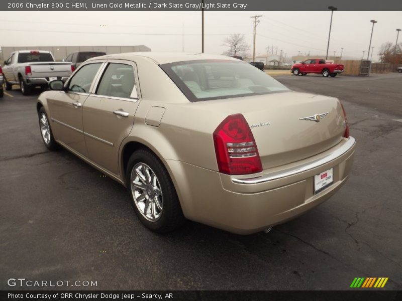 Linen Gold Metallic / Dark Slate Gray/Light Slate Gray 2006 Chrysler 300 C HEMI