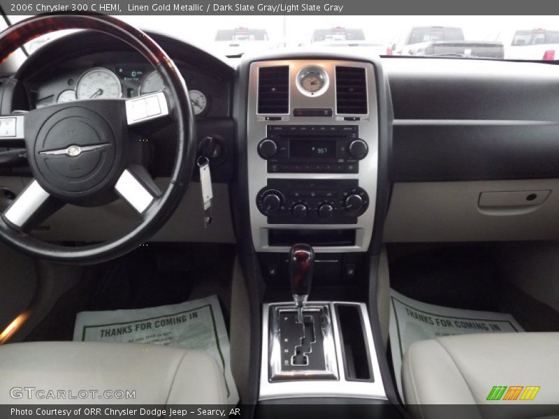 Linen Gold Metallic / Dark Slate Gray/Light Slate Gray 2006 Chrysler 300 C HEMI