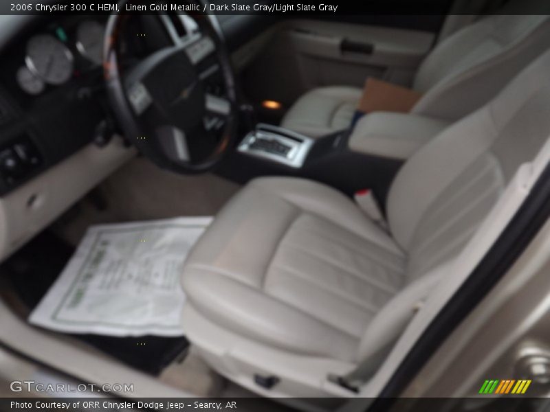 Linen Gold Metallic / Dark Slate Gray/Light Slate Gray 2006 Chrysler 300 C HEMI