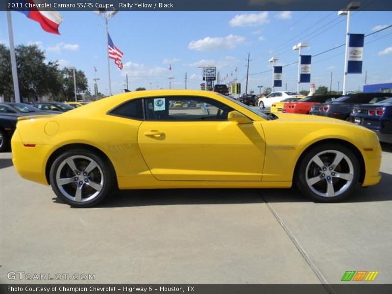 Rally Yellow / Black 2011 Chevrolet Camaro SS/RS Coupe