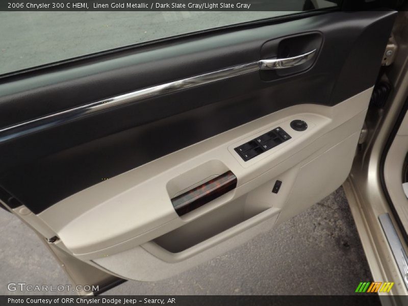 Linen Gold Metallic / Dark Slate Gray/Light Slate Gray 2006 Chrysler 300 C HEMI