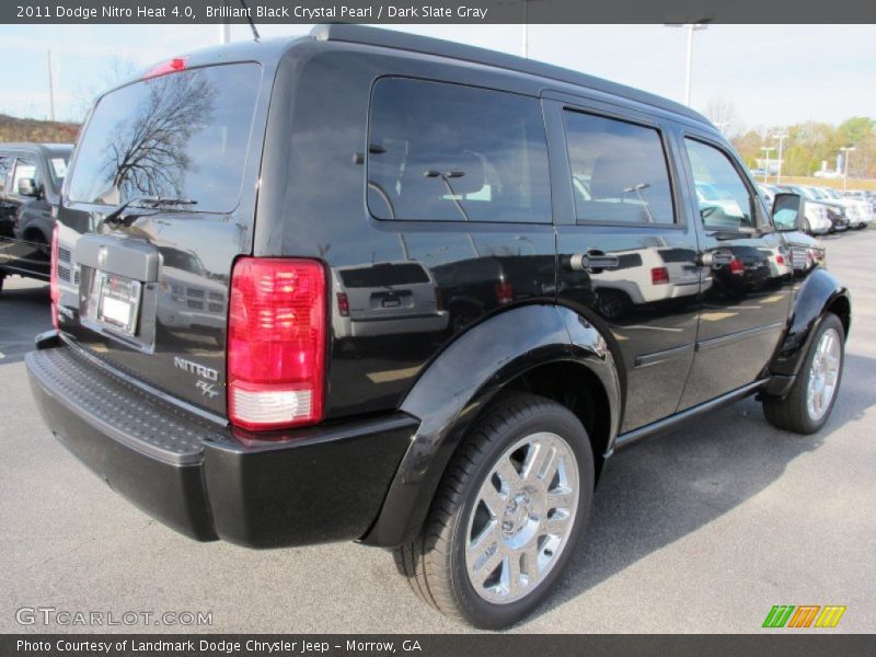 Brilliant Black Crystal Pearl / Dark Slate Gray 2011 Dodge Nitro Heat 4.0