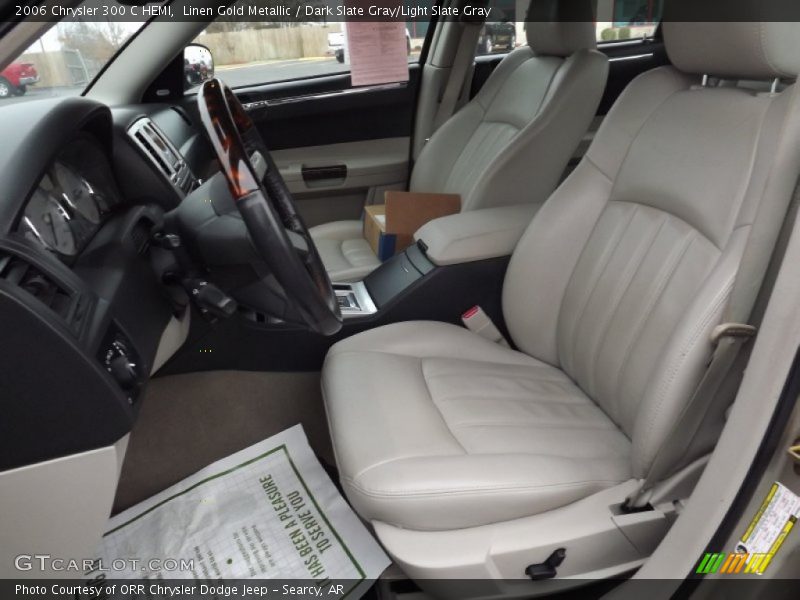 Linen Gold Metallic / Dark Slate Gray/Light Slate Gray 2006 Chrysler 300 C HEMI