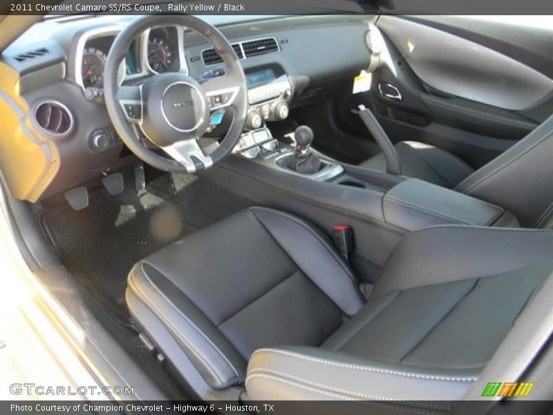 Rally Yellow / Black 2011 Chevrolet Camaro SS/RS Coupe